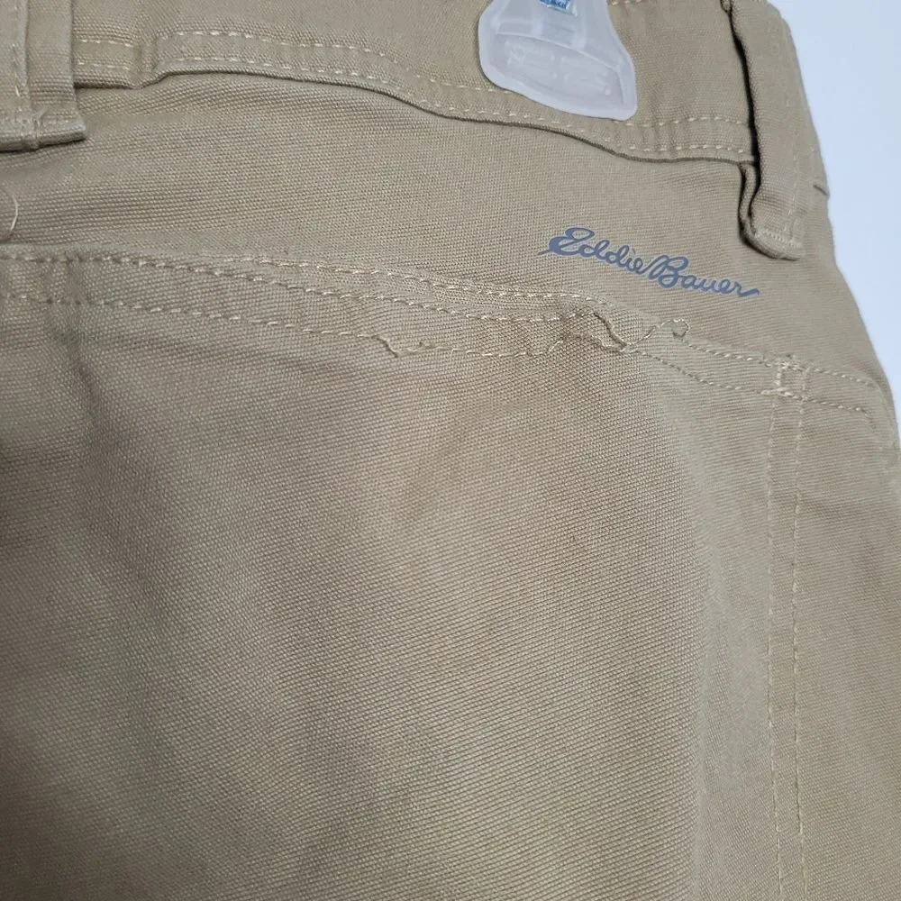 Eddie Bauer Rappel khaki outdoor hiking fishing pants pockets Size 30x32